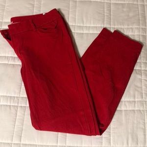 Red Old Navy Pixie Pants